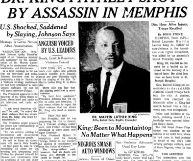 times-picayune-newspaper-0405-1968-martin-luther-king-assassination